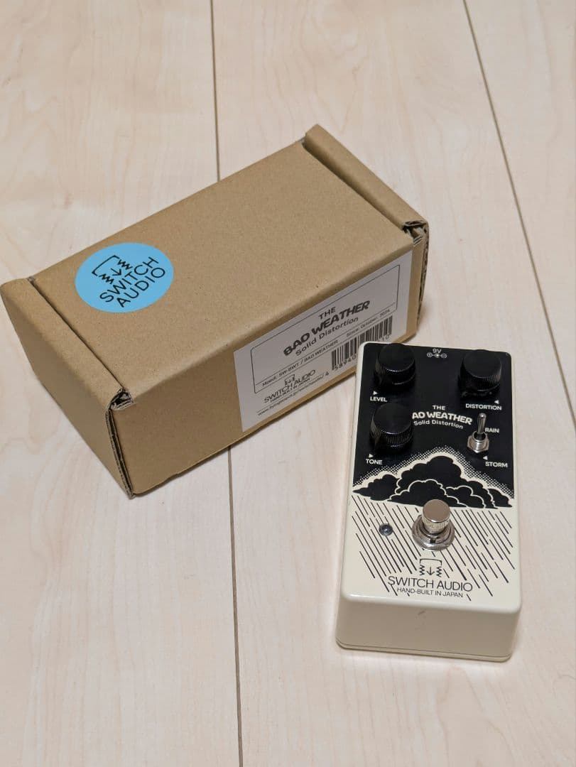 ギター SWITCH AUDIO THE BAD WEATHER Distortion Switch Audio The BAD WEATHER Solid Distortion 早速音出し 太いけど