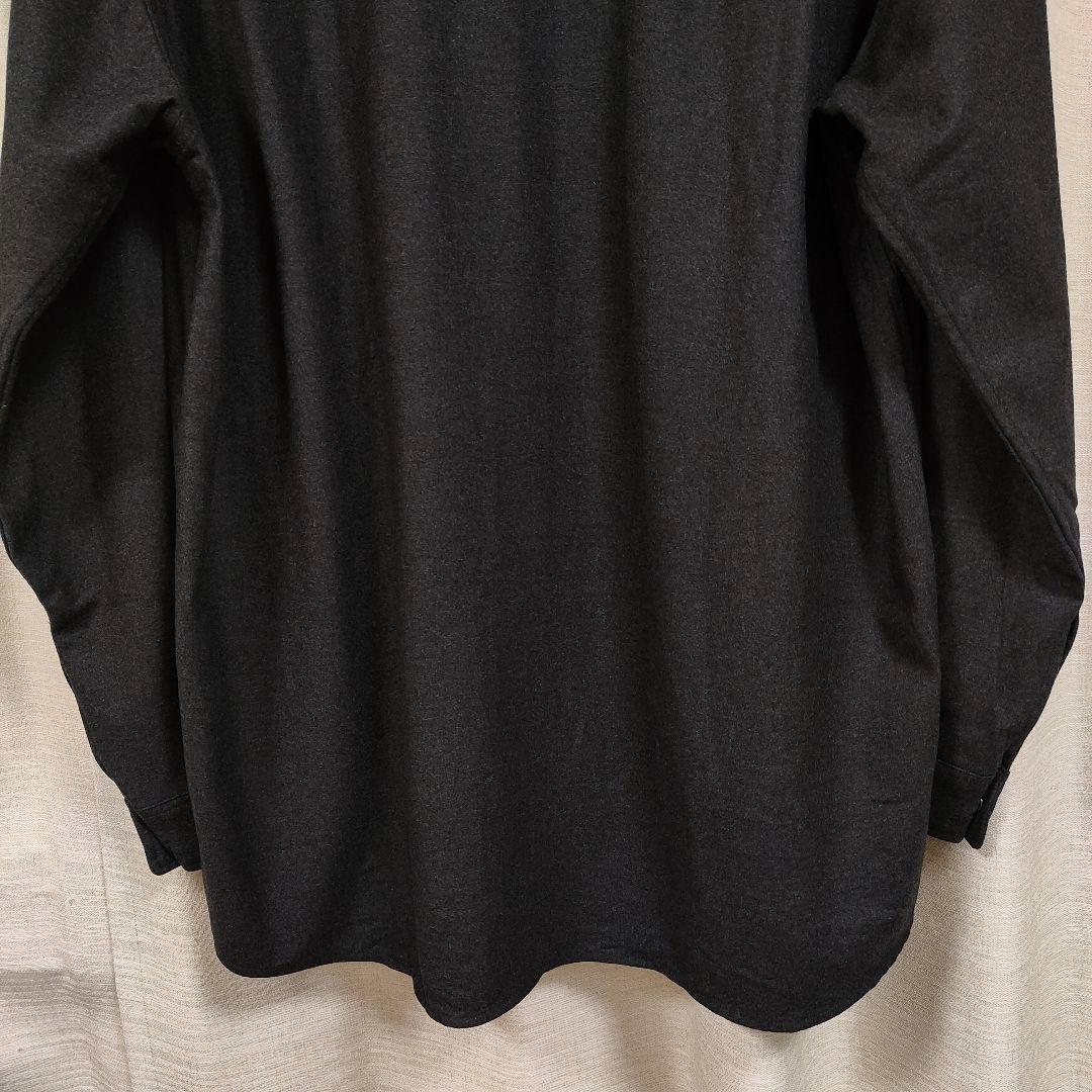 オーラリー ウールフリングフランネルクロスシャツ 4 - メルカリ