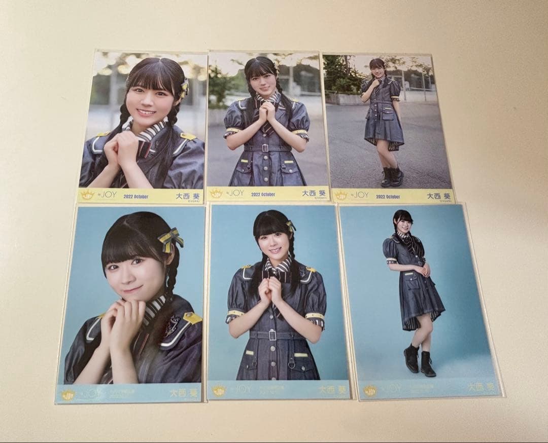即購入◎】≒JOY ニアジョイ 大西葵 生写真 22コンプ まとめ売り