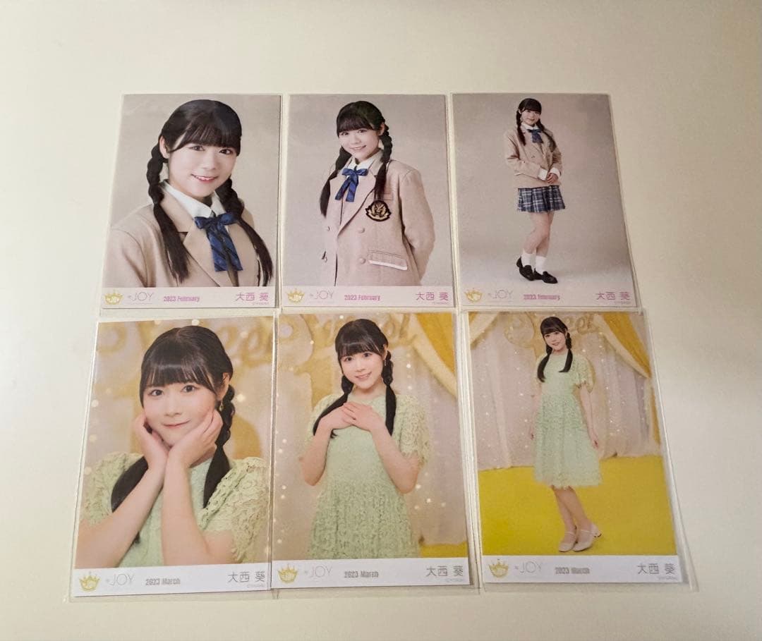 即購入◎】≒JOY ニアジョイ 大西葵 生写真 22コンプ まとめ売り