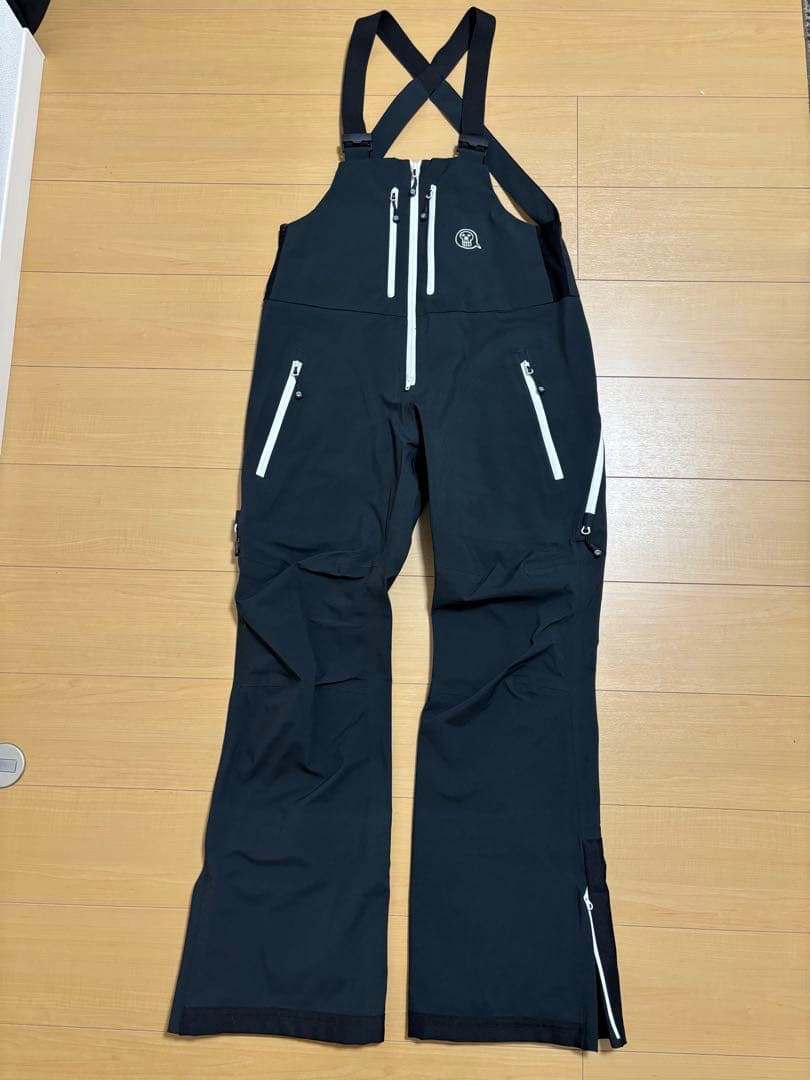 アンファッジ unfudge SMOKE BIB PANTSビブパンツ Ｍサイズ