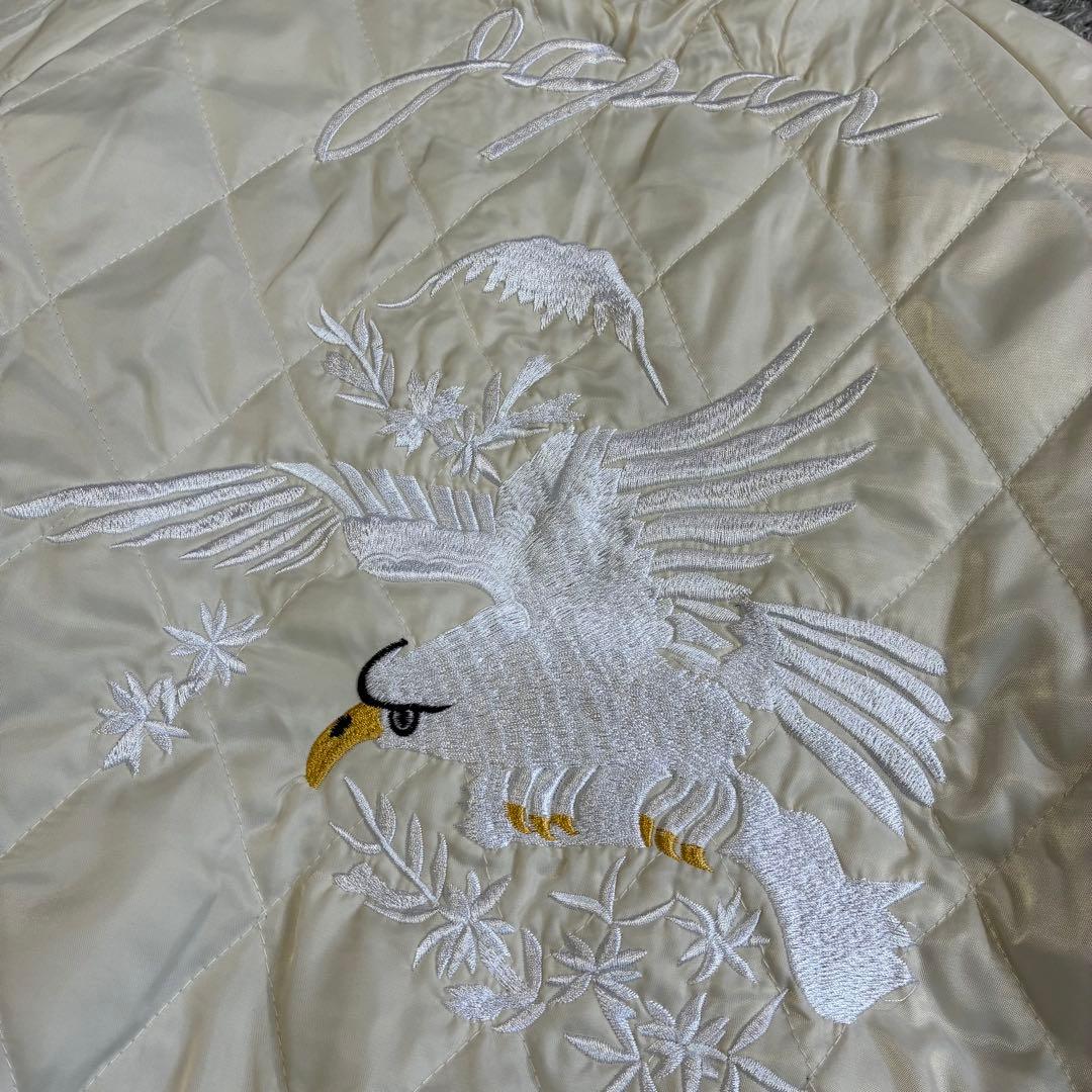 良品】ラピーヌ 別珍 リバーシブル 白虎 鷹 富士 刺繍 復刻モデル Mサイズ