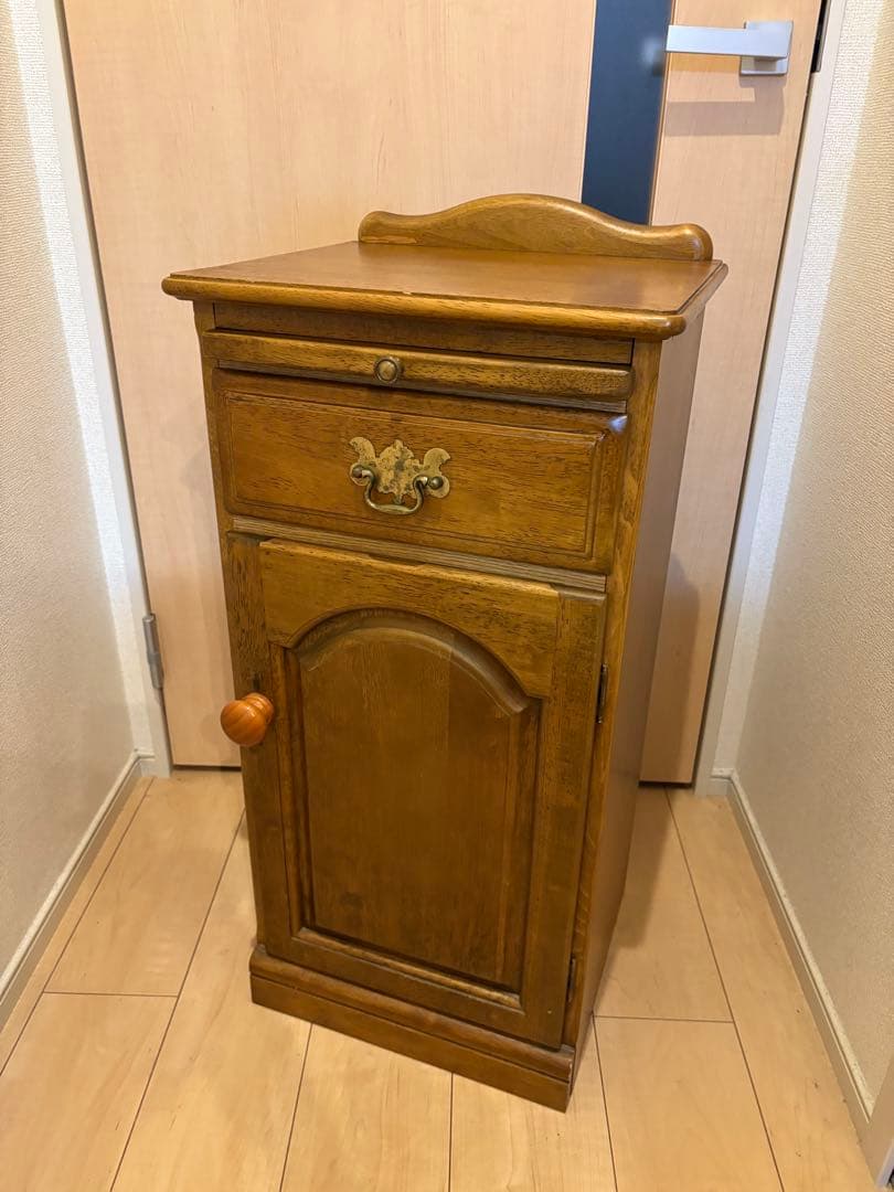 希少　karimoku / カリモク 電話台 FAX台 レトロ　アンティーク