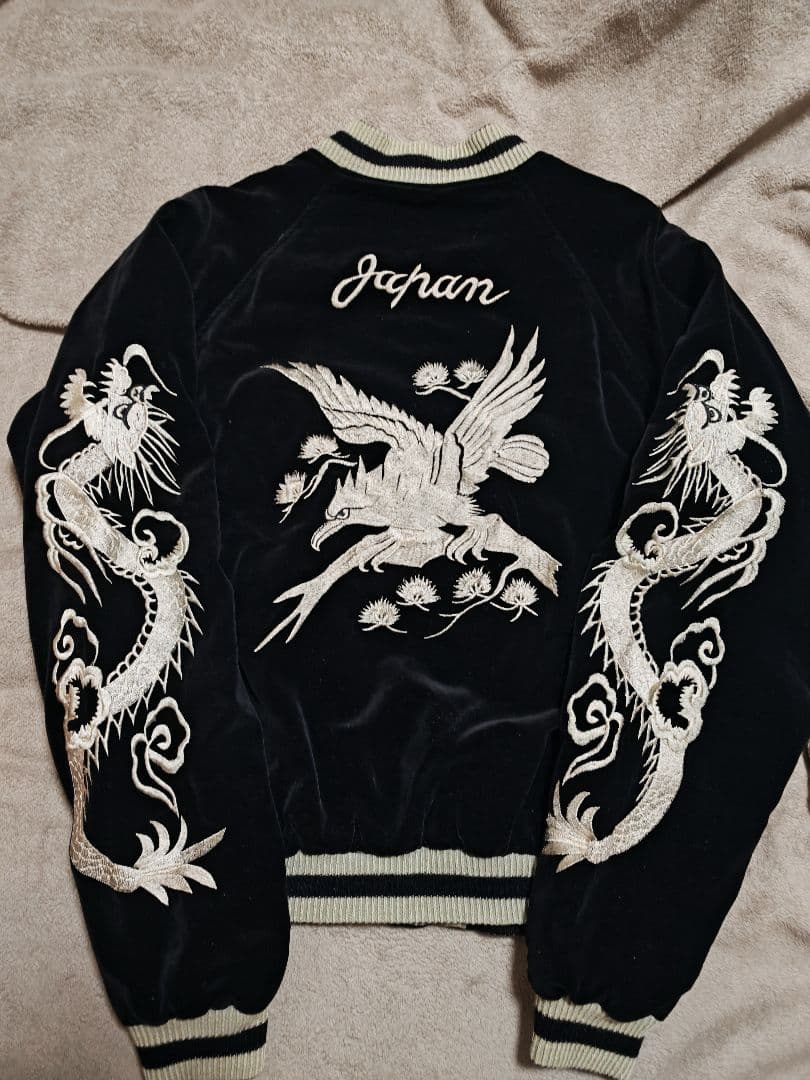 SEVEN ２面用 別珍 ワシ龍 日本限定 スカジャン レーヨン vintage