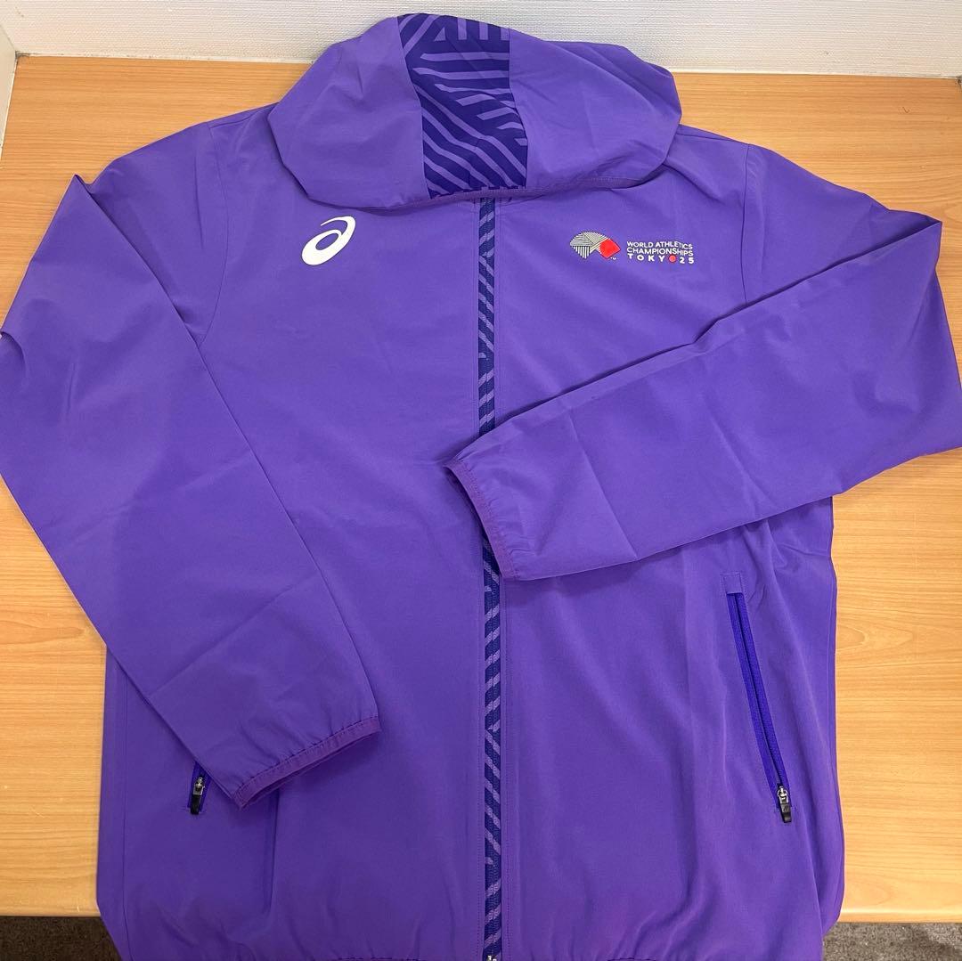 世界陸上　コラボレーター　ASICS ウィンドブレーカー Lサイズ