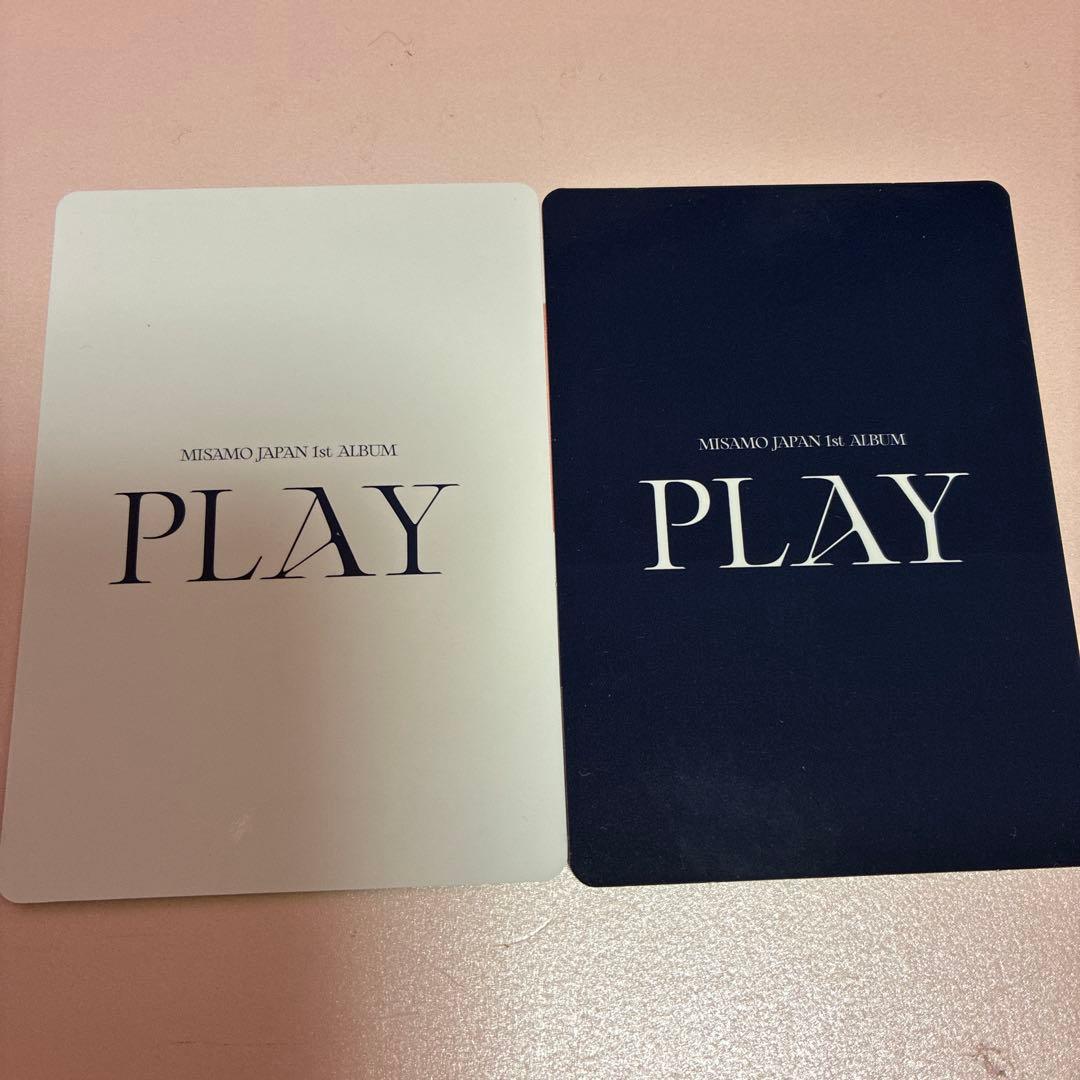 MISAMO サナ PLAY 箔押し ラキドロ トレカ クリアトレカ ミサモ - メルカリ