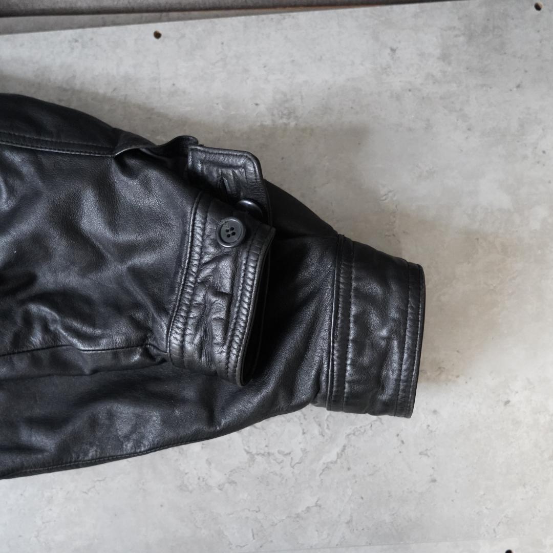 Nicole St Gilles 牛革 レザージャケット スイングトップ XL - メルカリ