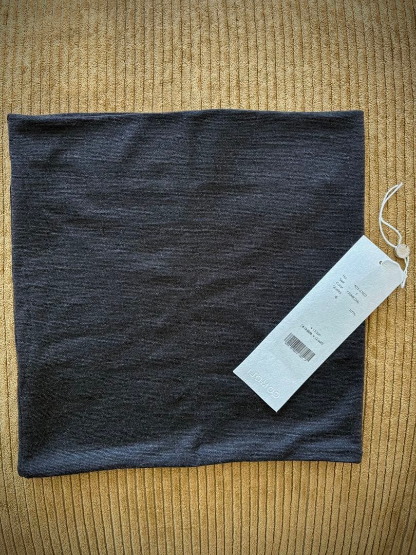 COMOLI 24AW ウール天竺　ネックウォーマー