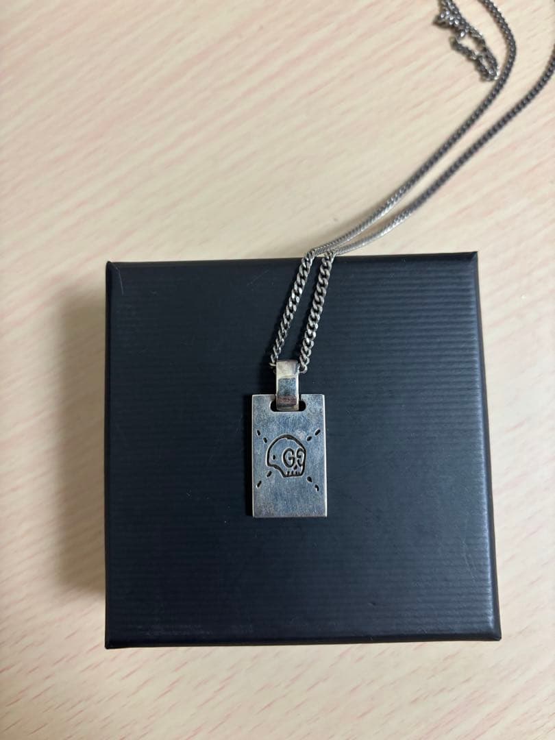 GUCCI グッチ ゴーストスカルネックレス