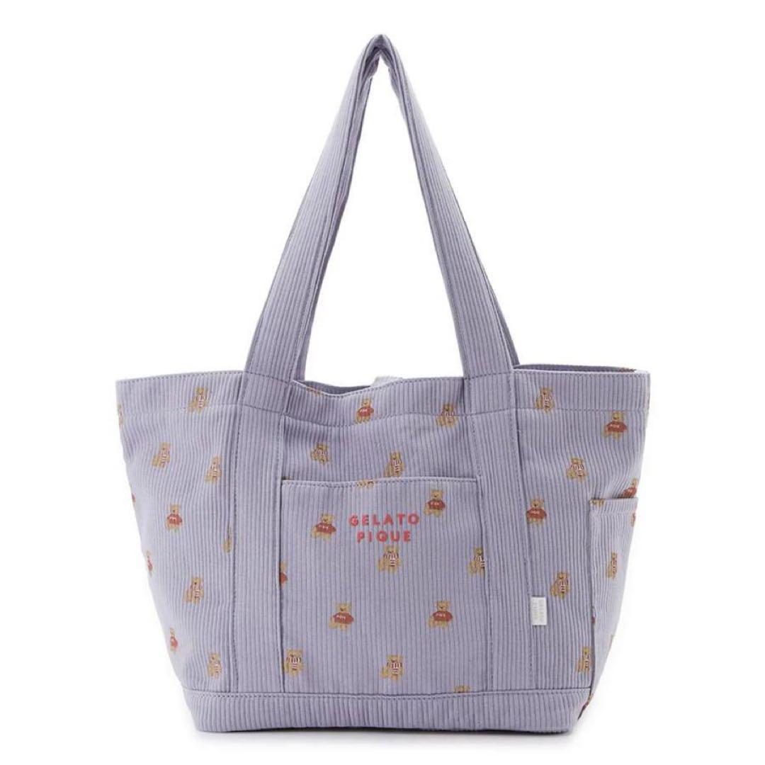 ジェラートピケ ジェラピケ HOLIDAY 販路限定 ベア柄 ママバッグ 新品