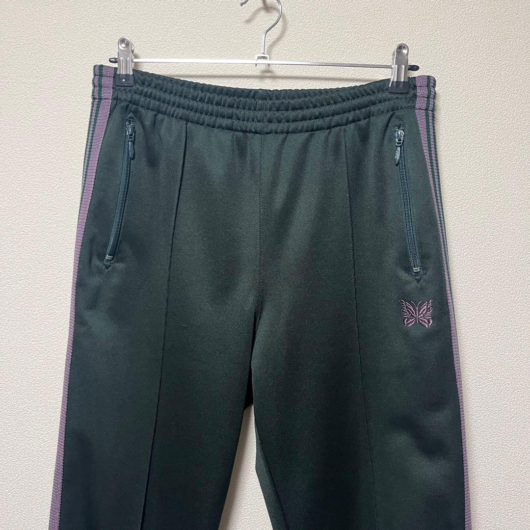 Needles ニードルス トラックパンツ GL216 ダークグリーン M - メルカリ