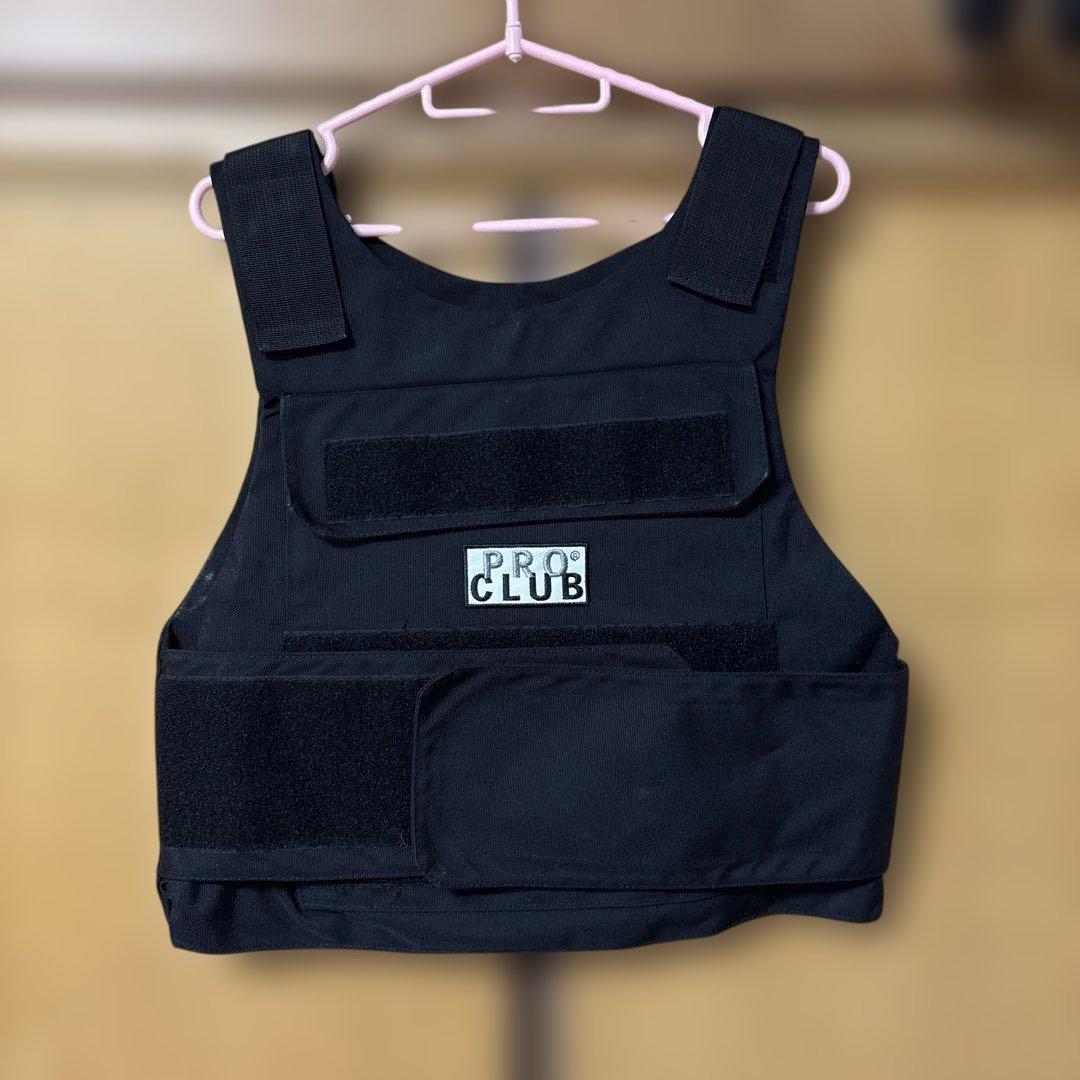 最終値下げ　PRO CLUB タクティカルベスト　防弾チョッキ　ブラック　美品