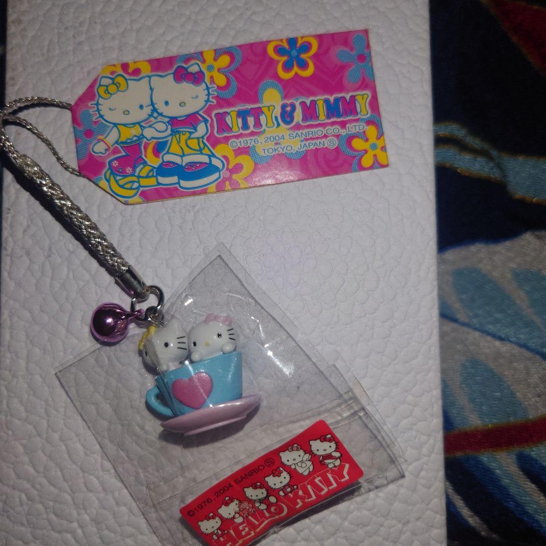 ハローキティ　根付　KITTY&MIMMY　遊園地　キティ&ミミィコーヒーカップ 51QQZFtRMeL._AC_UF350,