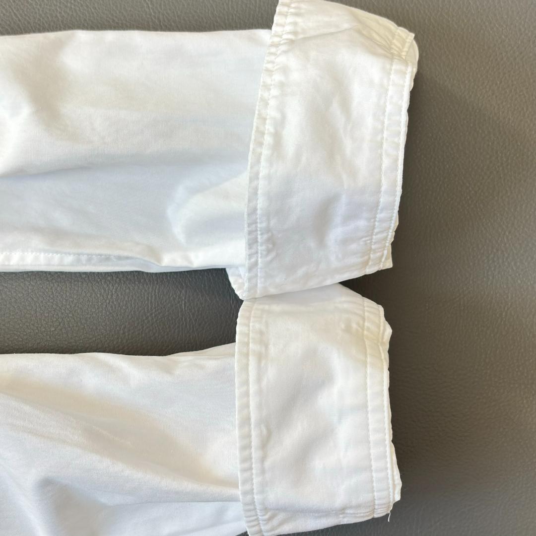 ヨウジヤマモトコスチュームドオム 長袖シャツ 台衿シャツ 白 サイズ3