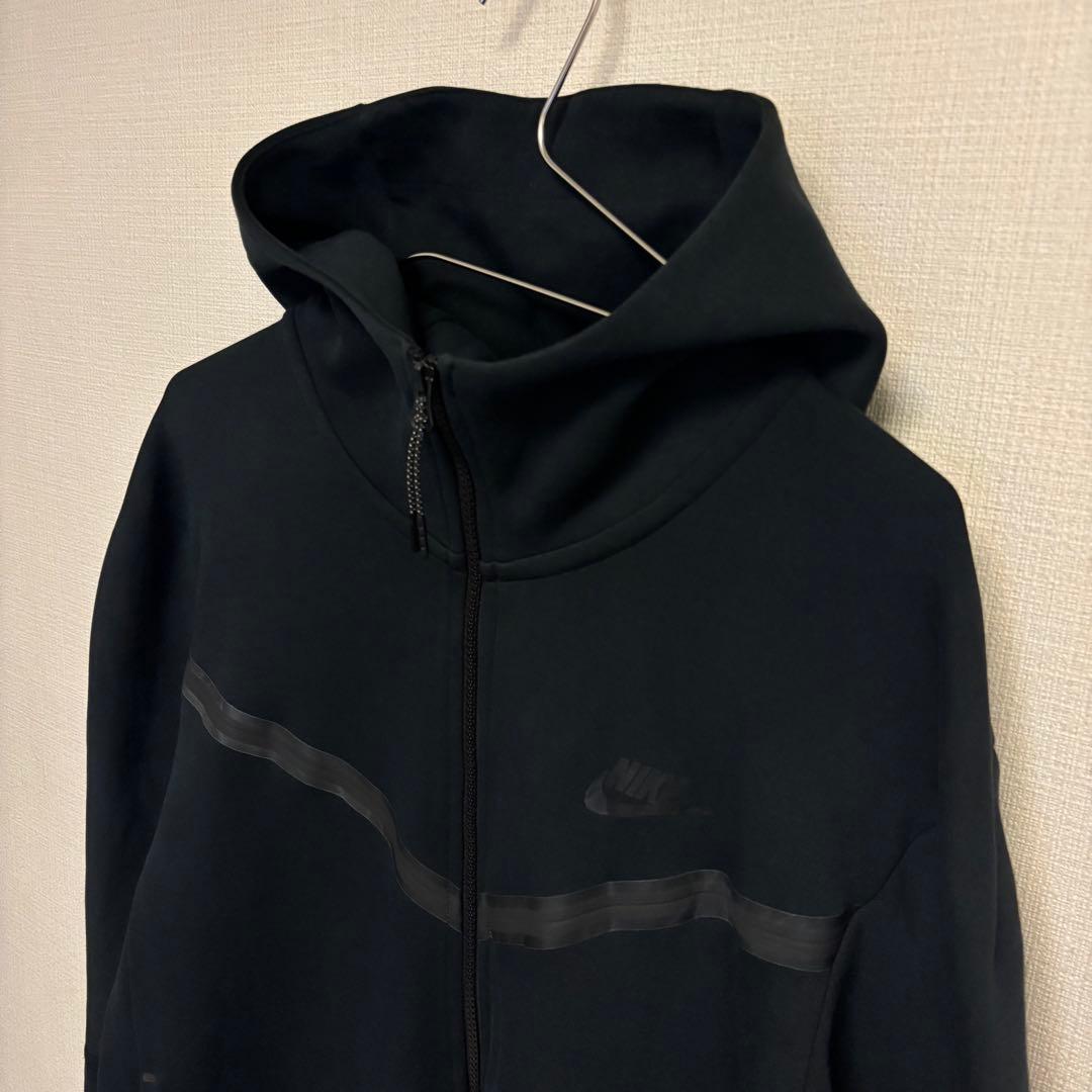 NIKE テックフリースパーカー XL ブラック - メルカリ