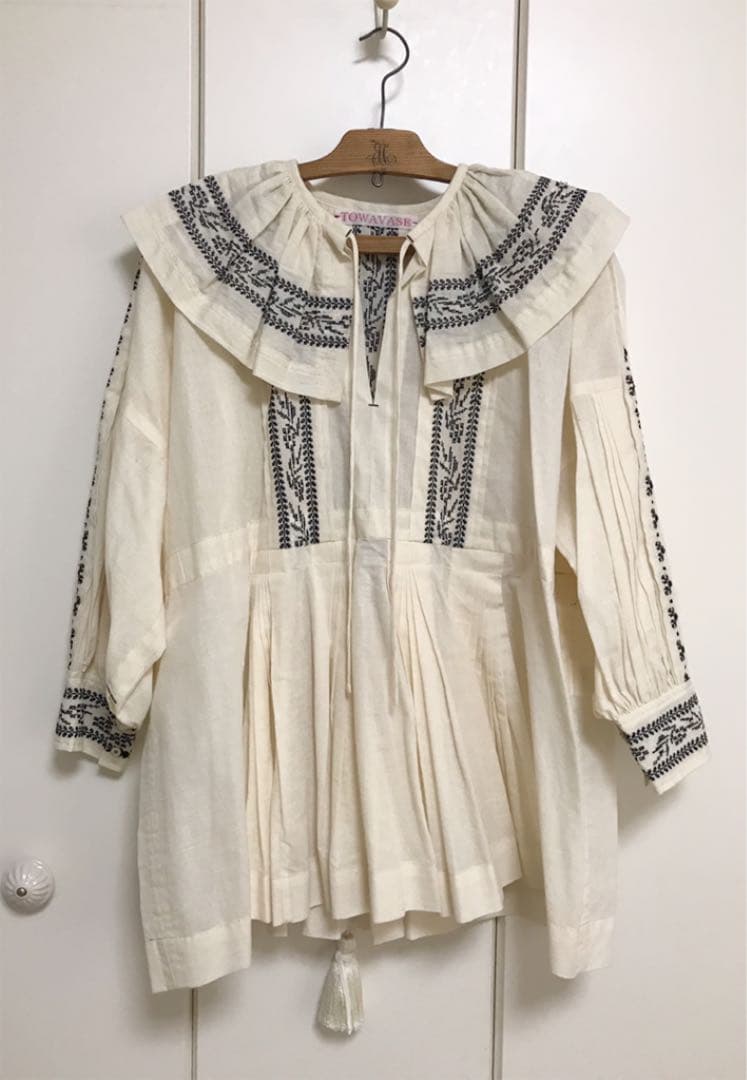 トワヴァーズ towavase 2020ss Antibes ブラウス