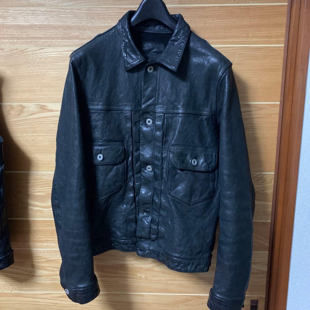 【美品】バックラッシュ backlash セカンド 革ジージャン　M