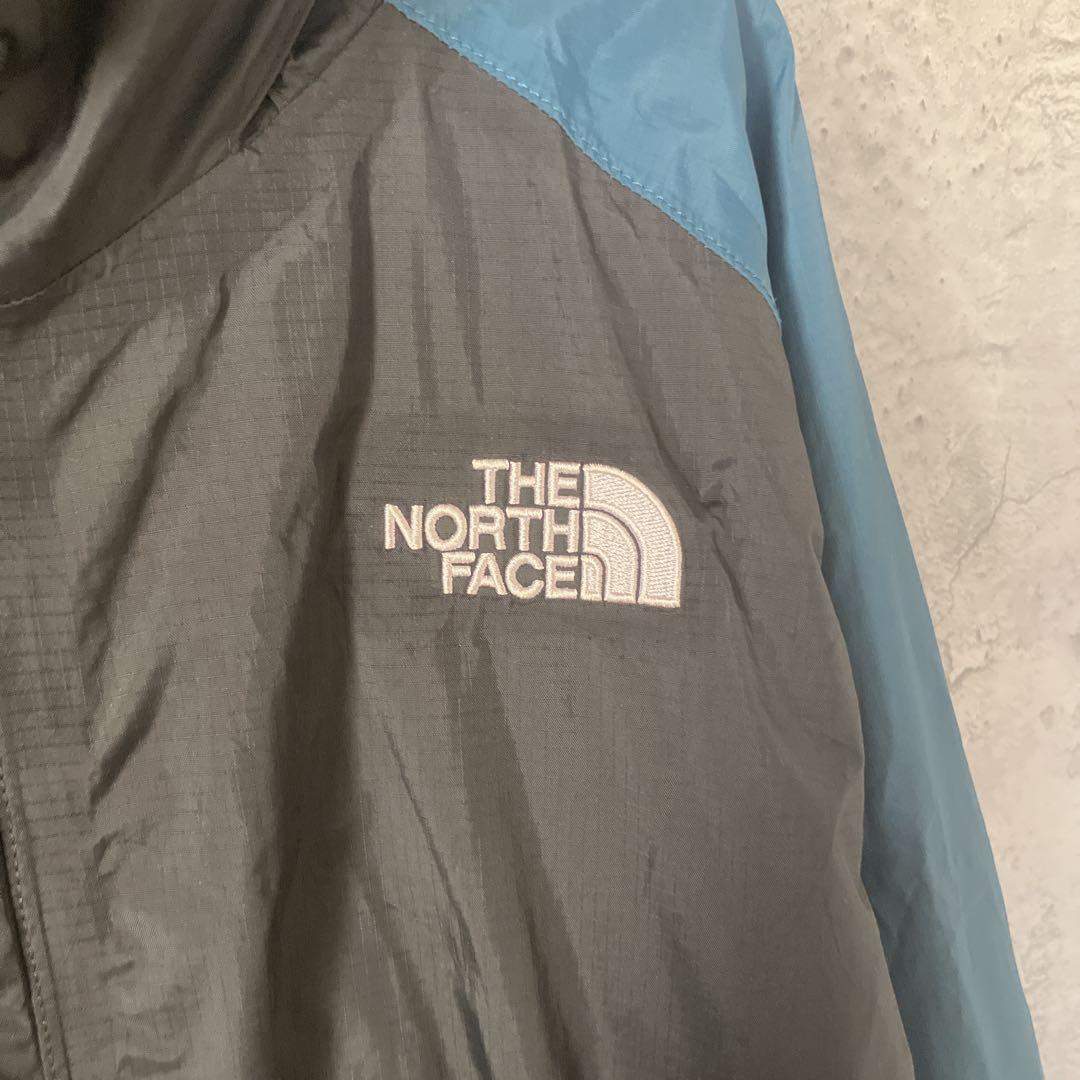 ザノースフェイス ハイベント マウンテンパーカー ナイロン 黒×青