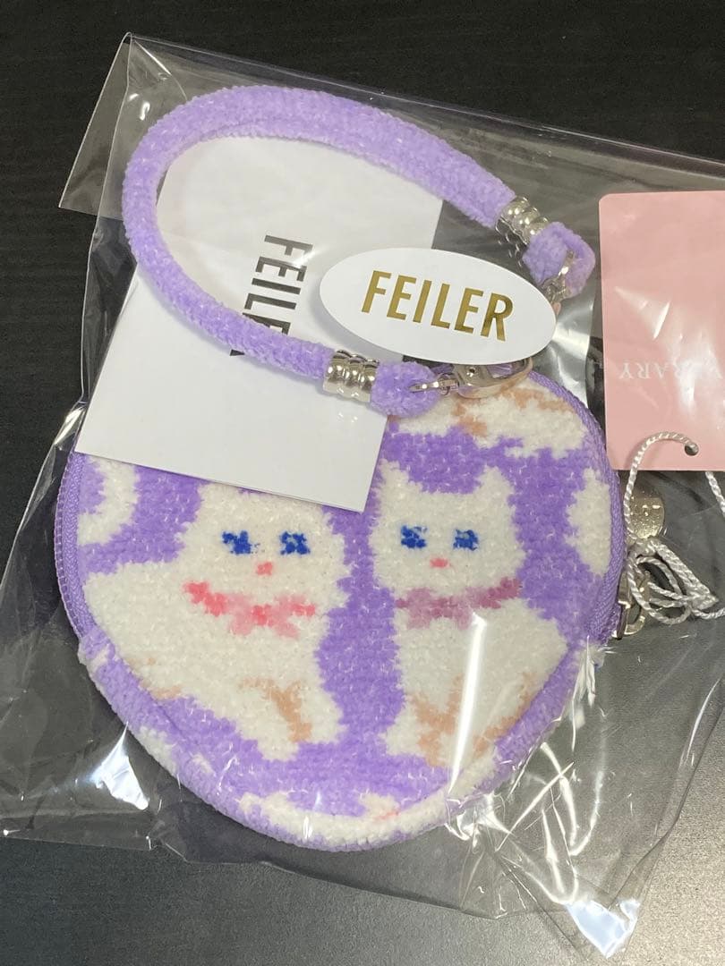 モフモフネコチャン ハート型ポーチ L フェイラー モフモフネコチャン ハート型ポーチ - メルカリ