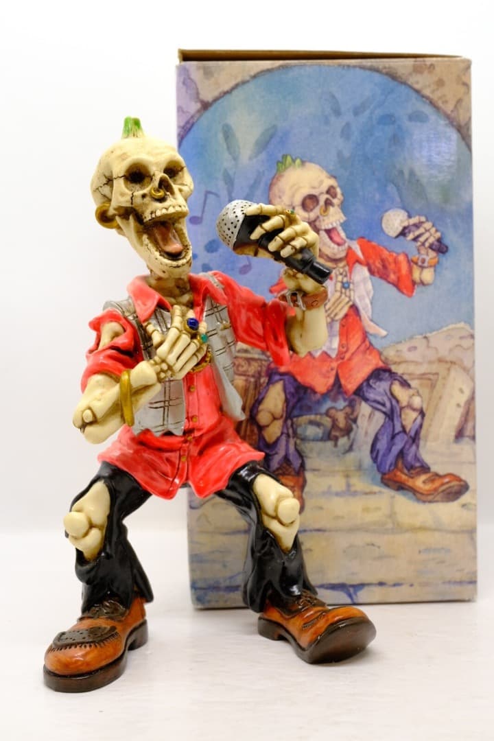 W.U.I. スカル　ROCK TO DEATH フィギュア 骸骨 バンド