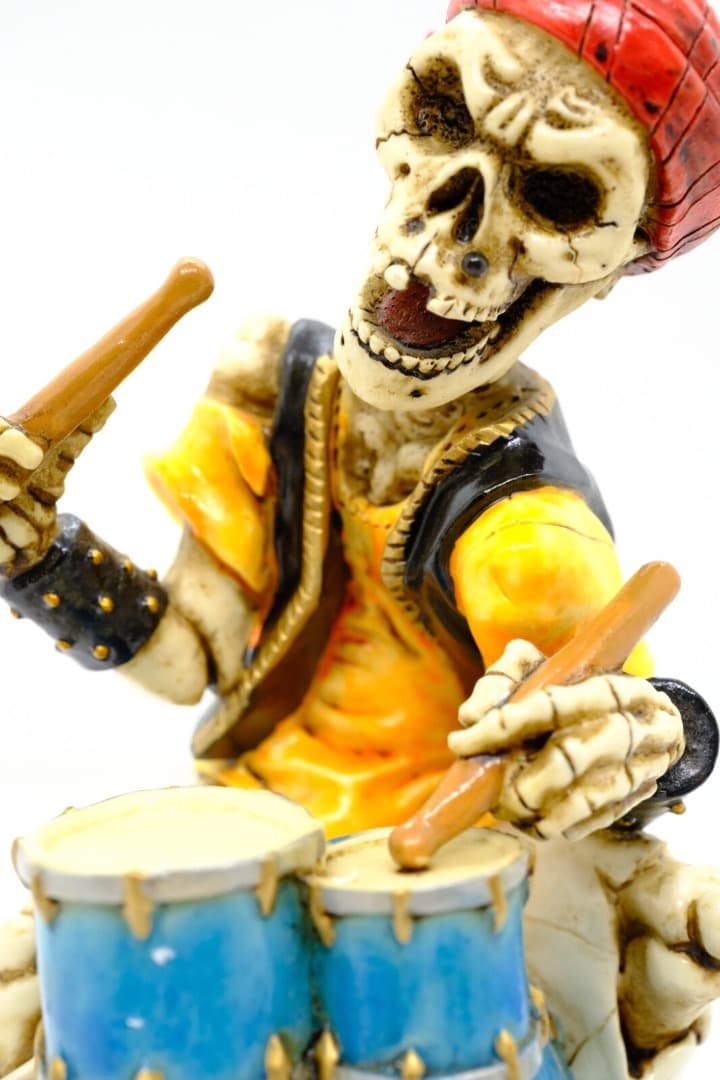 W.U.I. スカル ROCK TO DEATH フィギュア 骸骨 バンド - メルカリ