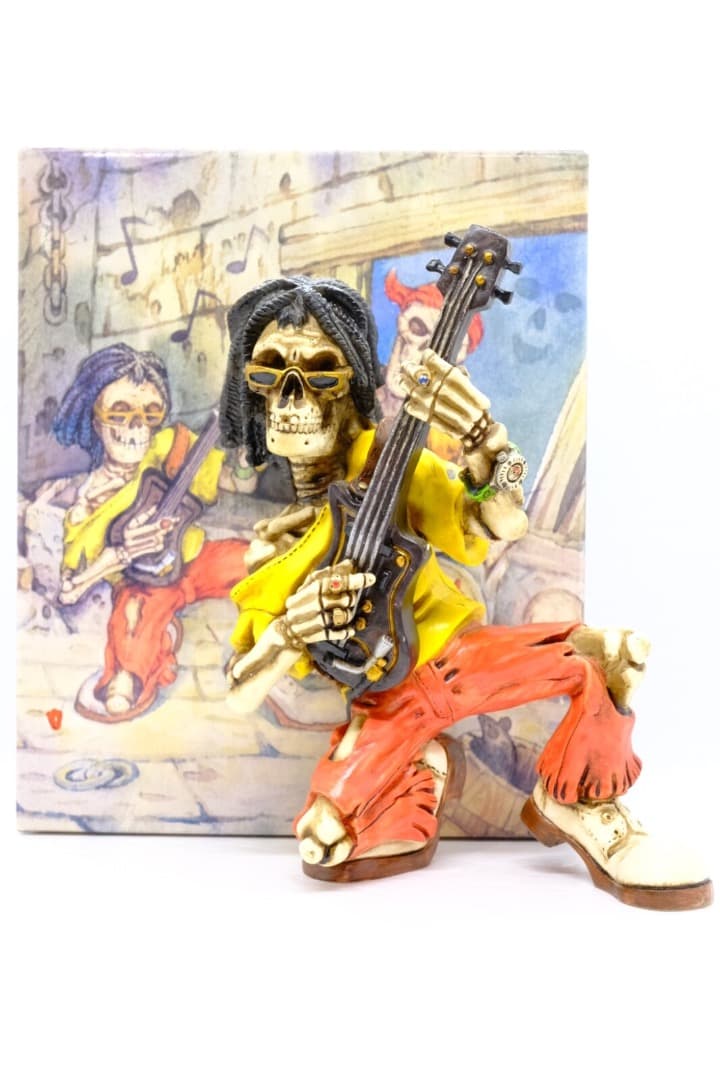 W.U.I. スカル ROCK TO DEATH フィギュア 骸骨 バンド - メルカリ