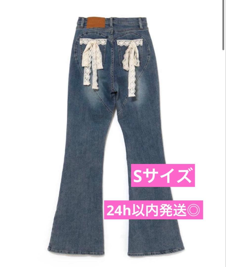 新品 andmary Lacey ribbon heart hip denim andmary Lacey ribbon heart hip denim - メルカリ