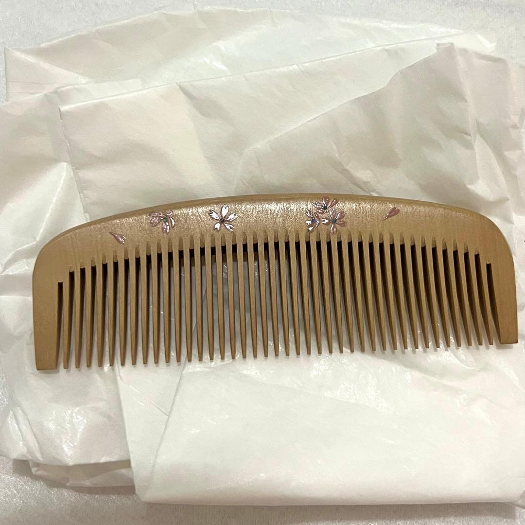 【新品】桜蒔絵櫛（わたしの幸せな結婚×かづら清老舗 限定仕様）