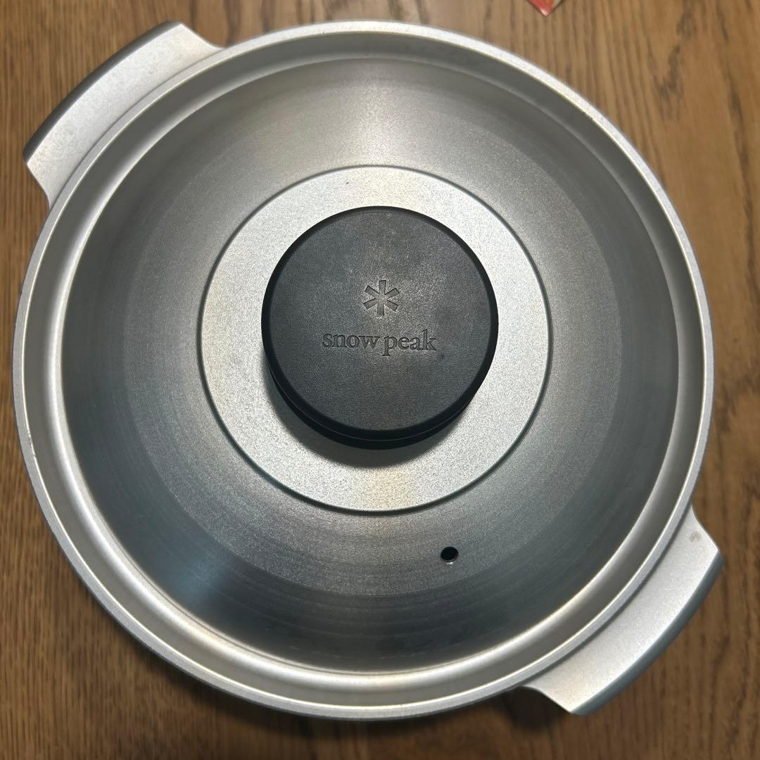  peak アルミ土鍋 直径約24cm 蓋付き yh-beans_1397629