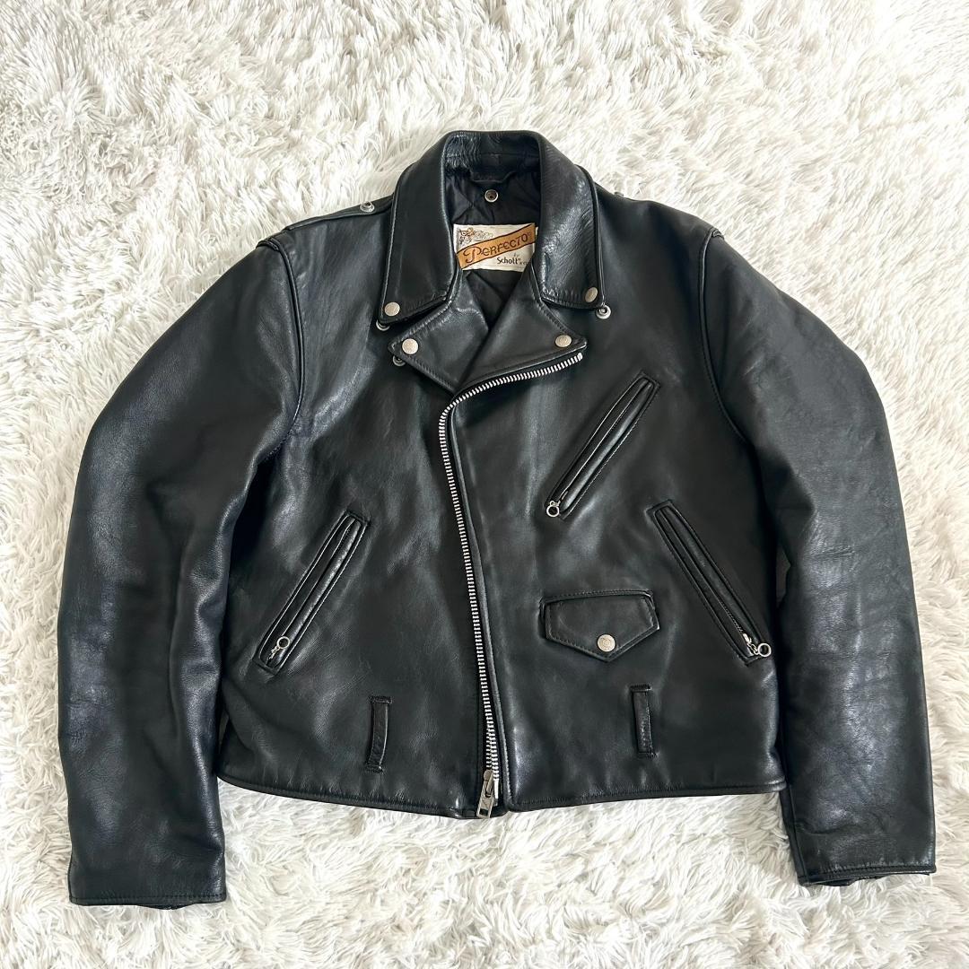 Schott ショット ダブルライダース レザージャケット USA製 42　XL