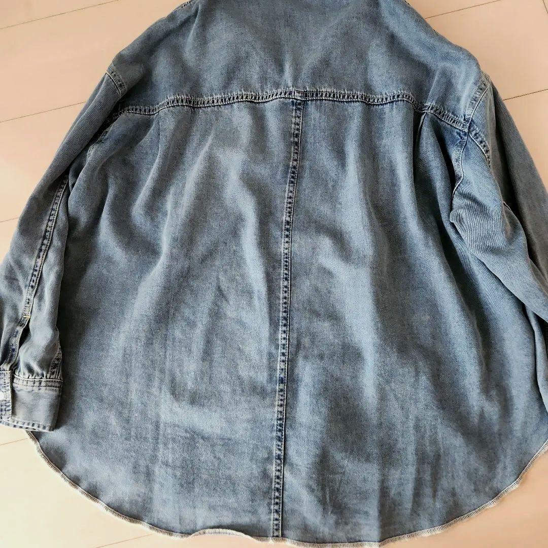 人気完売商品！新品 DOUDOU リヨセルデニムシャツ 2025年購入 ドゥドゥ