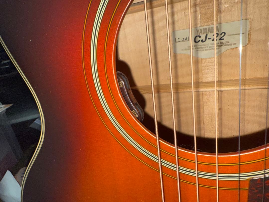 YAMAHA CJ-22 アコースティックギター サンバースト ヤマハ - メルカリ