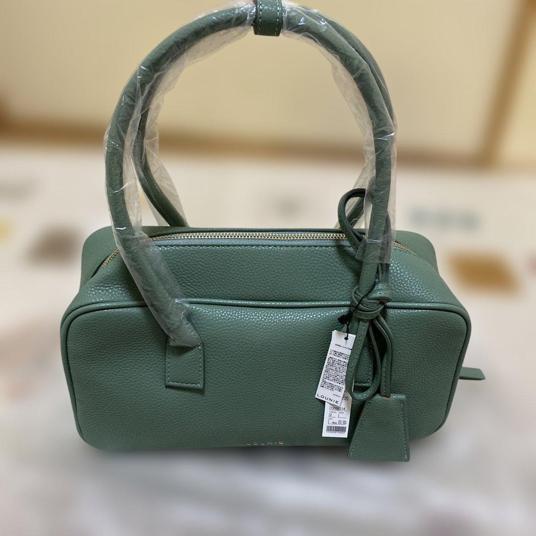 LOUNIE グリーン ハンドバッグ