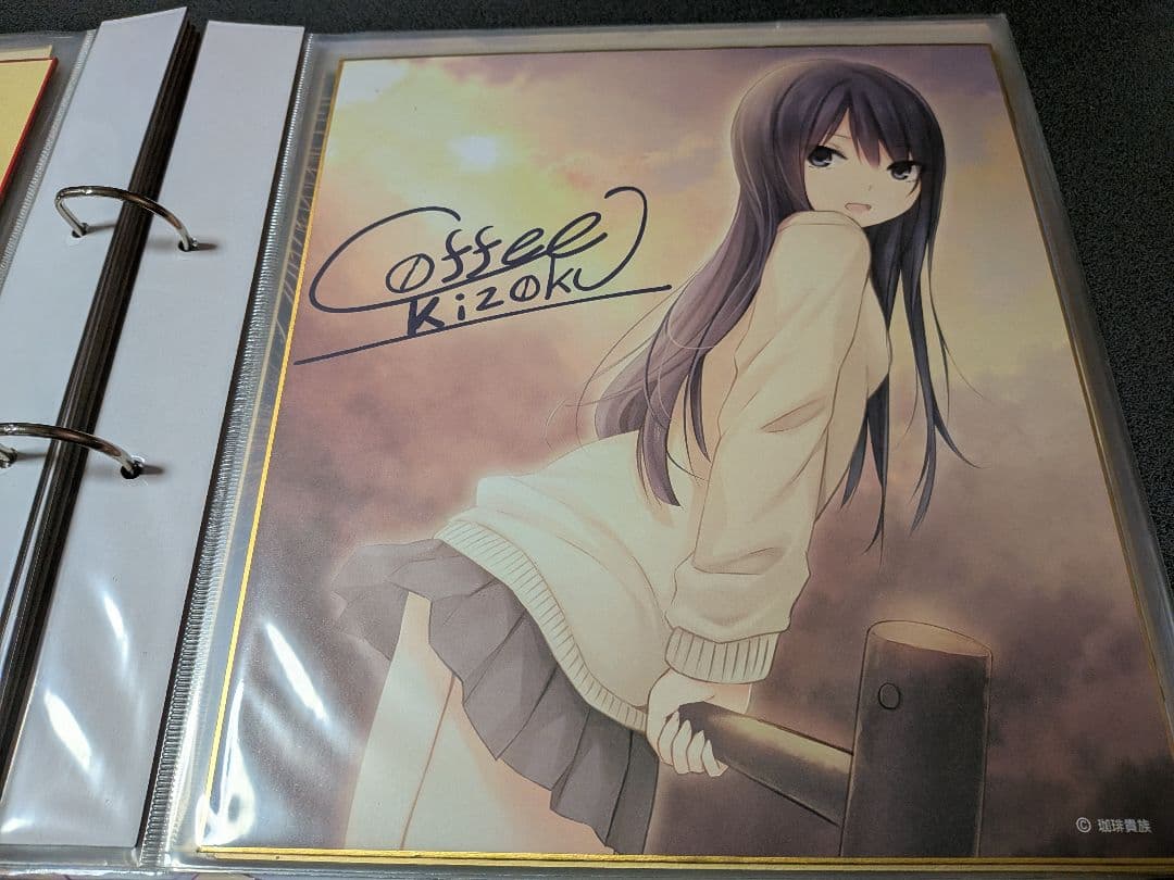 1/16終売】珈琲貴族先生 色紙バインダー＋色紙11枚セット - メルカリ