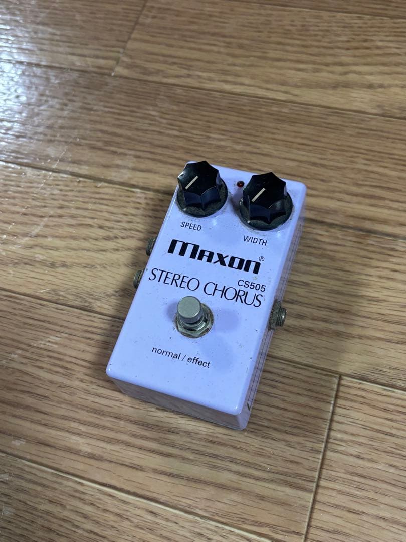 マクソン CS505 コーラス　B'z 松本孝弘　TAK ビンテージ　年末特価！ Yahoo!オークション -「maxon cs-505」の落札相場・落札価格