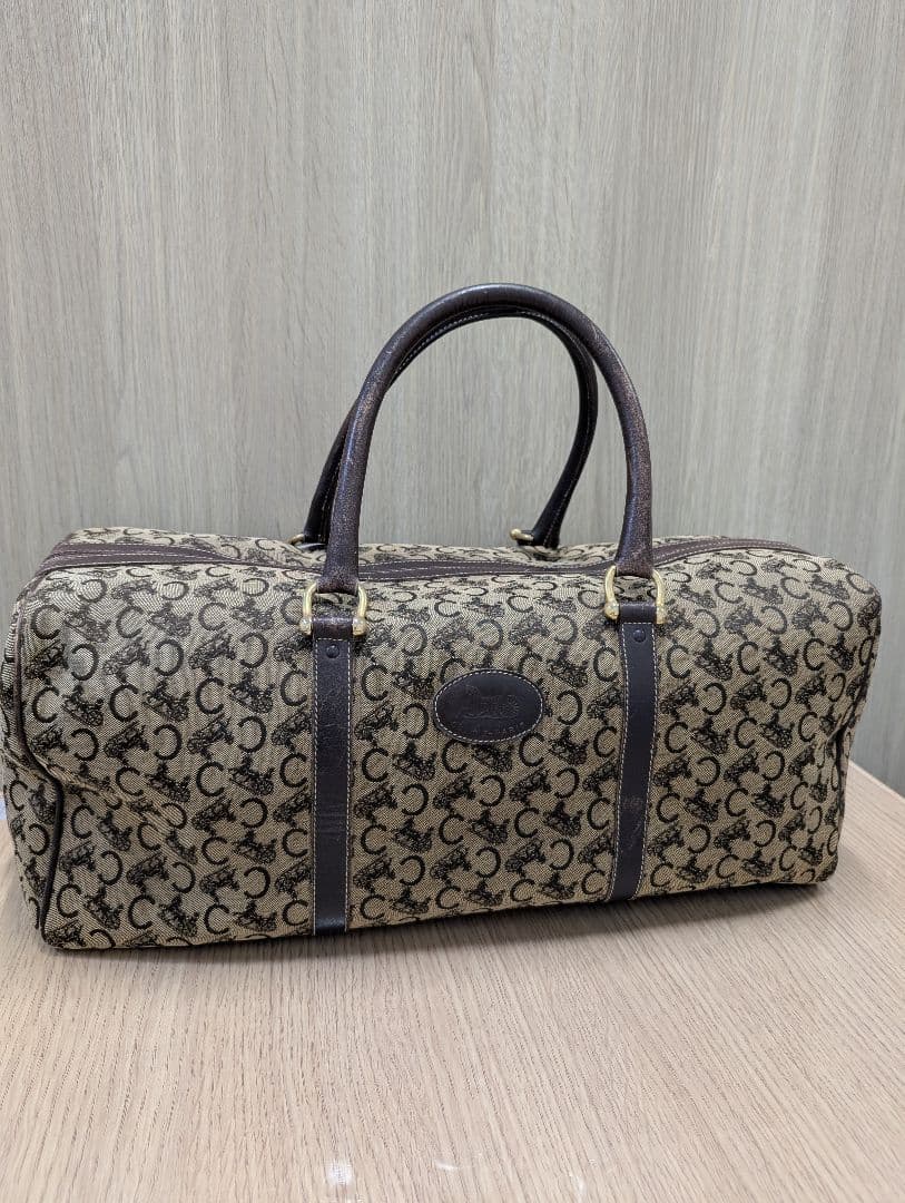 CELINE セリーヌ マカダム ボストンバッグ