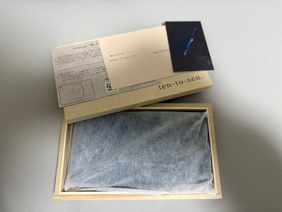 【週末SALE】ten-to-sen. 点と線 usuha-long 長財布