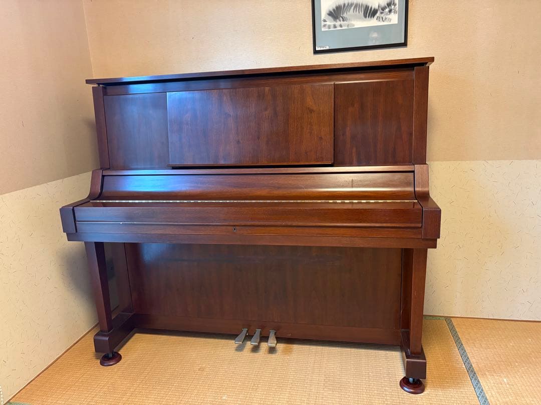 YAMAHA ピアノ W102Ｂウォルナット半艶　大幅に値下げ45→37万円！