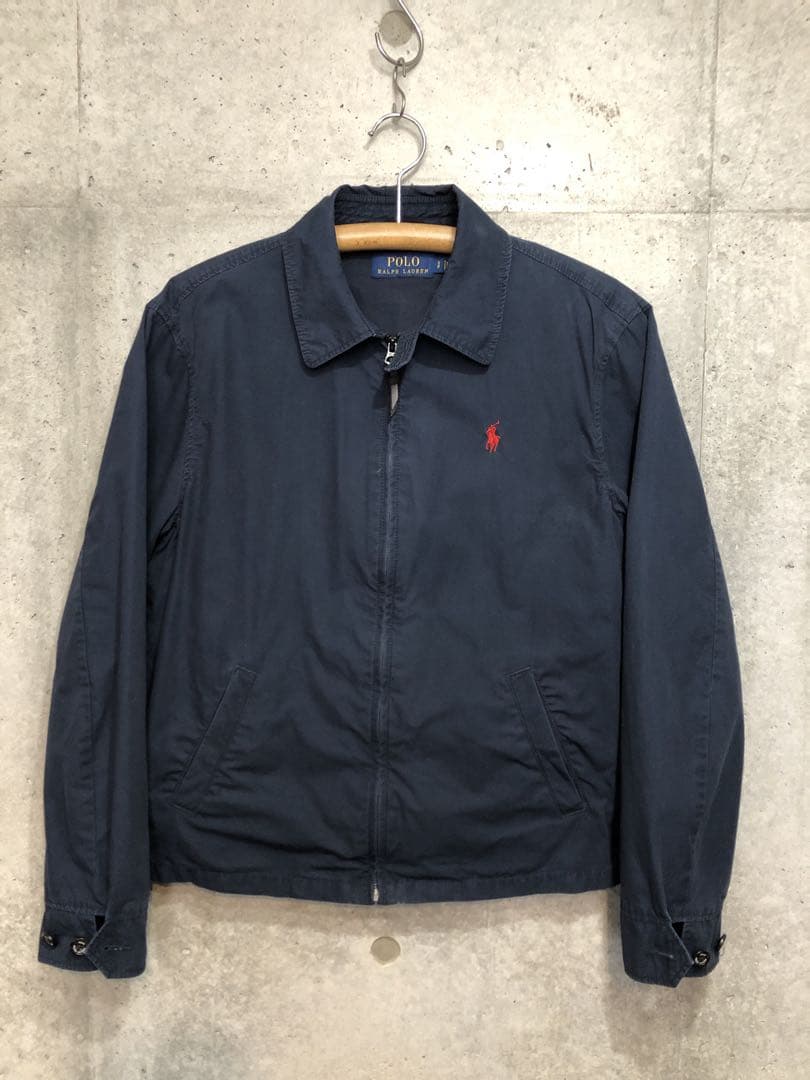 Ralph Lauren ラルフローレン　スウィングトップ　ネイビー　コットン