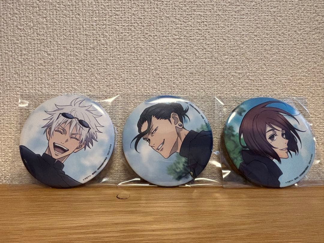 セガラッキーくじ 呪術廻戦 群青・落日 BIG 缶バッジ