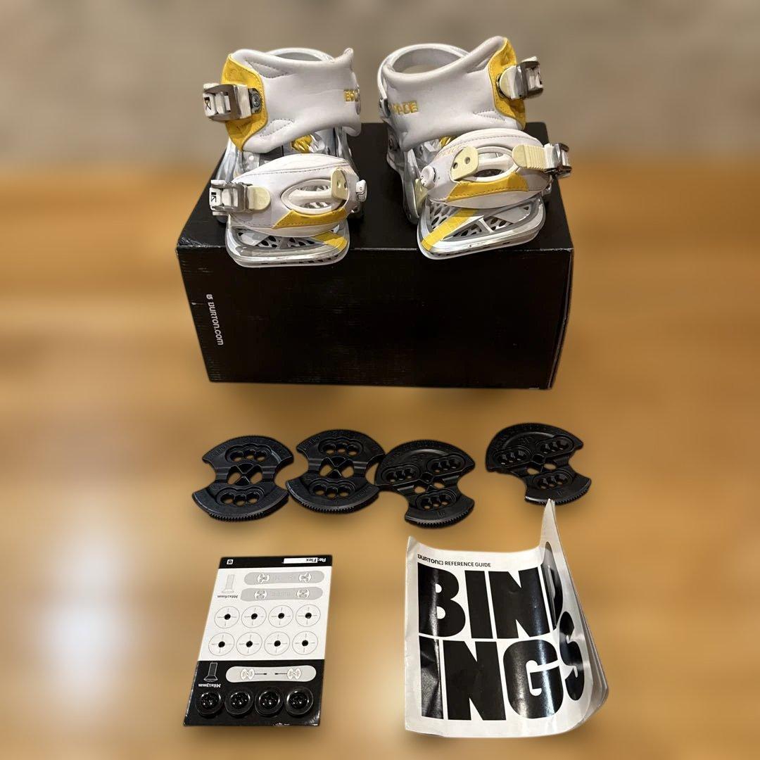 田*男様 BURTON ESCAPADE スノーボード ビンディング ホワイト/