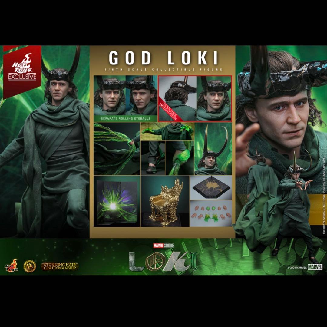 【未開封】ホットトイズ ゴッド・ロキ アルチザン 植毛 テレビ・マスターピース