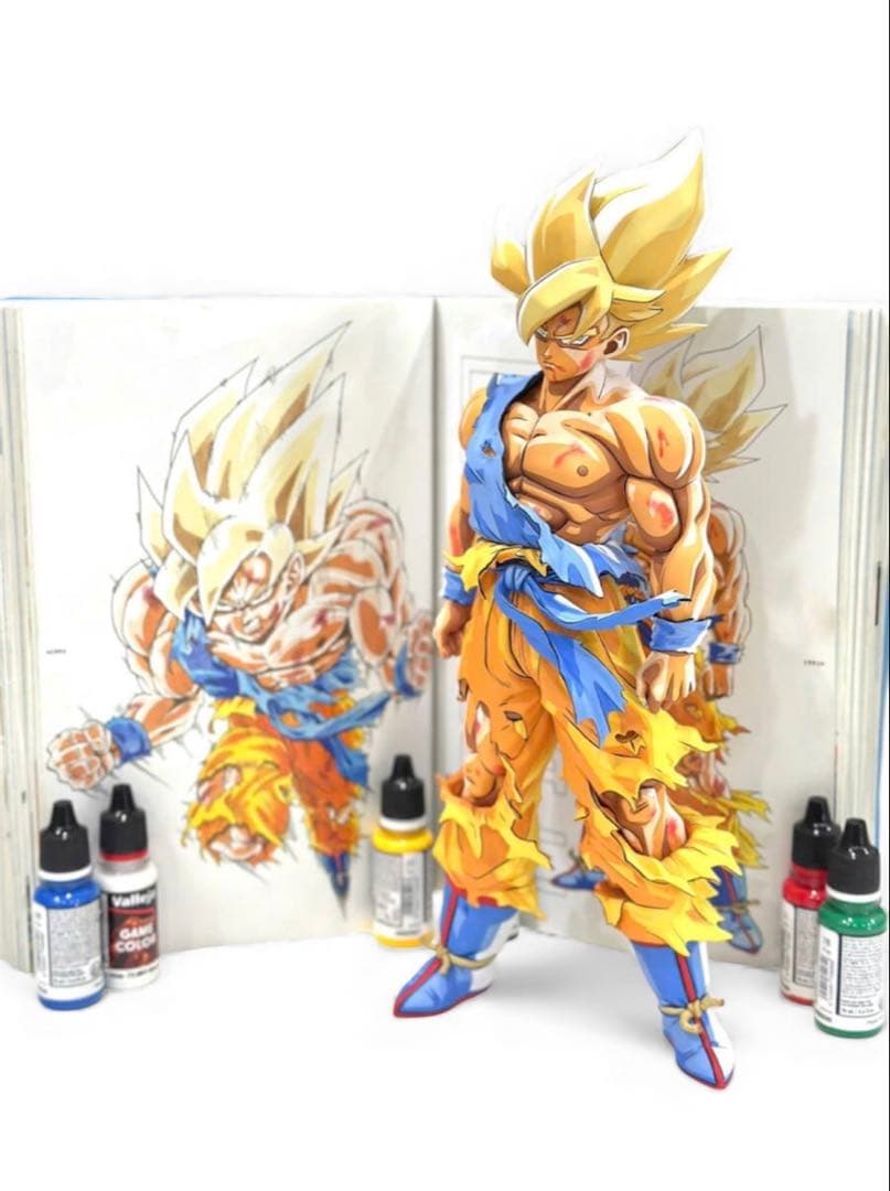 ドラゴンボールSMSP サイズ 伝説の超サイヤ人 孫悟空 リペイント 二次元彩色 ドラゴンボールSMSP サイズ 伝説の超サイヤ人 孫悟空 リペイント 二