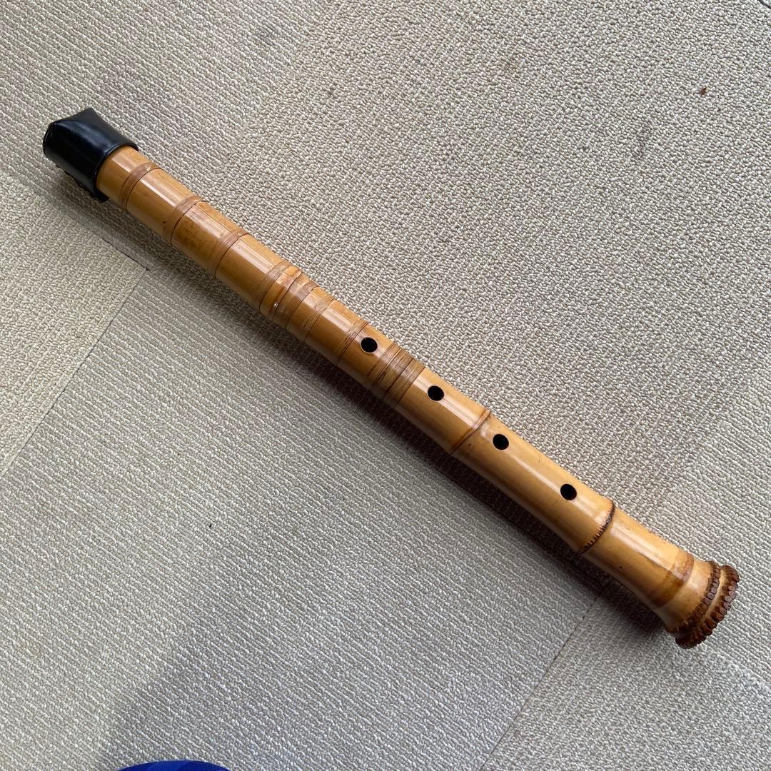 179尺八　一尺八寸管　銘　春山