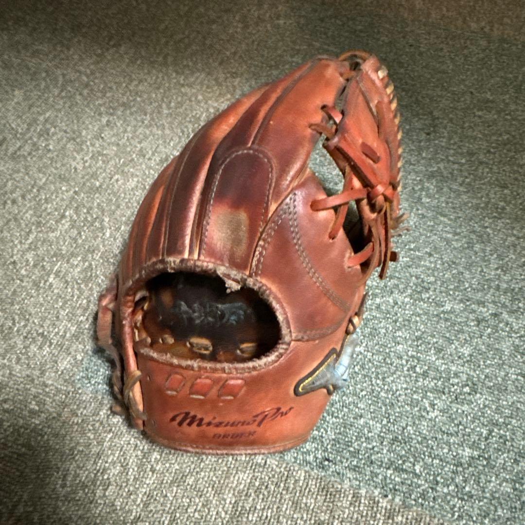 Mizuno Pro オーダー ダイバーシティブルー硬式グローブ 値下げ可能