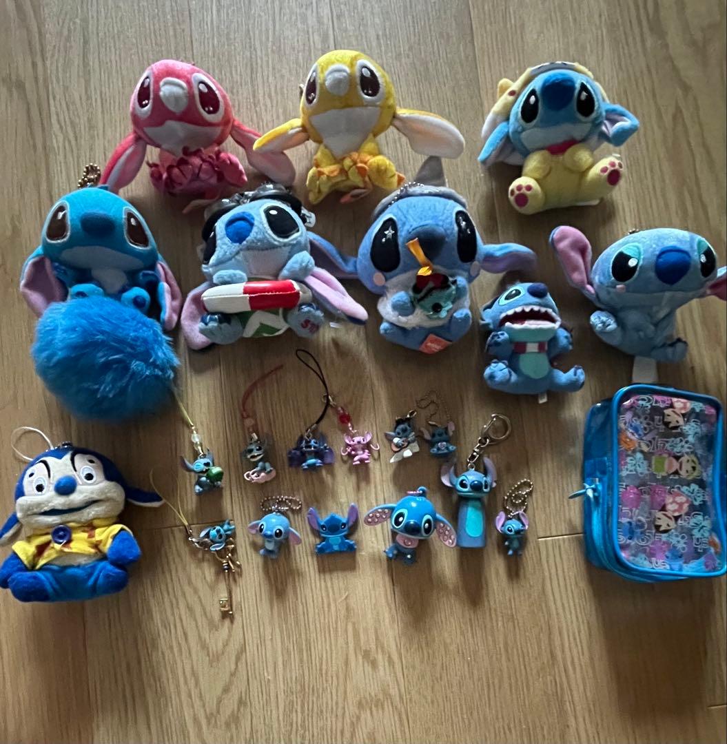 スティッチ ぬいぐるみ ストラップ セット20個 ディズニー】スティッチのミニぬいぐるみストラップを開封してみた