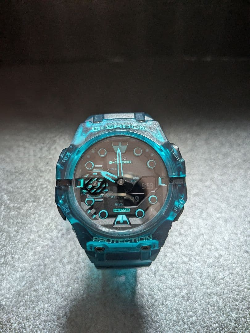 CASIO カシオ G-SHOCK ジーショック ブルースケルトン アナデジ