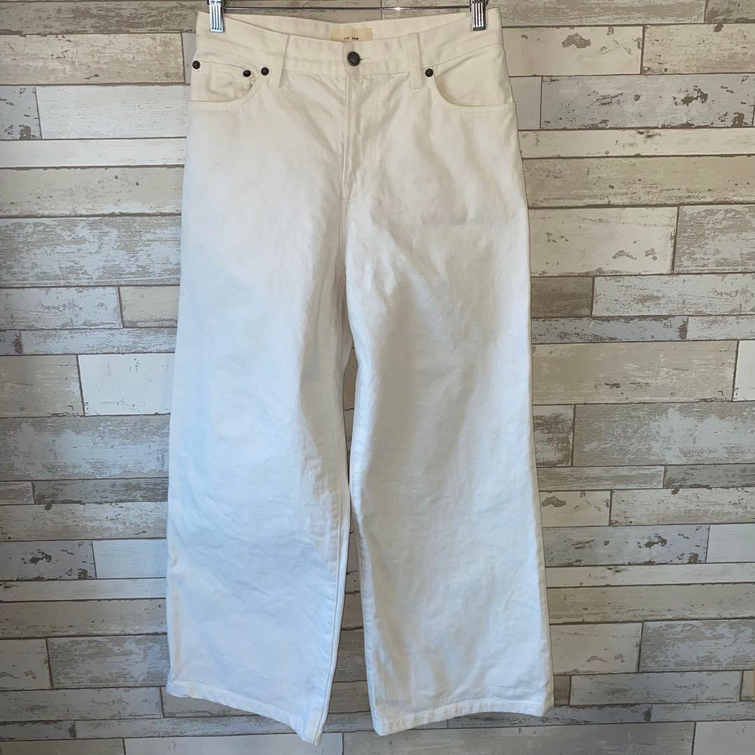 THE ROW ホワイトワイドデニム 5915 W1493 size2