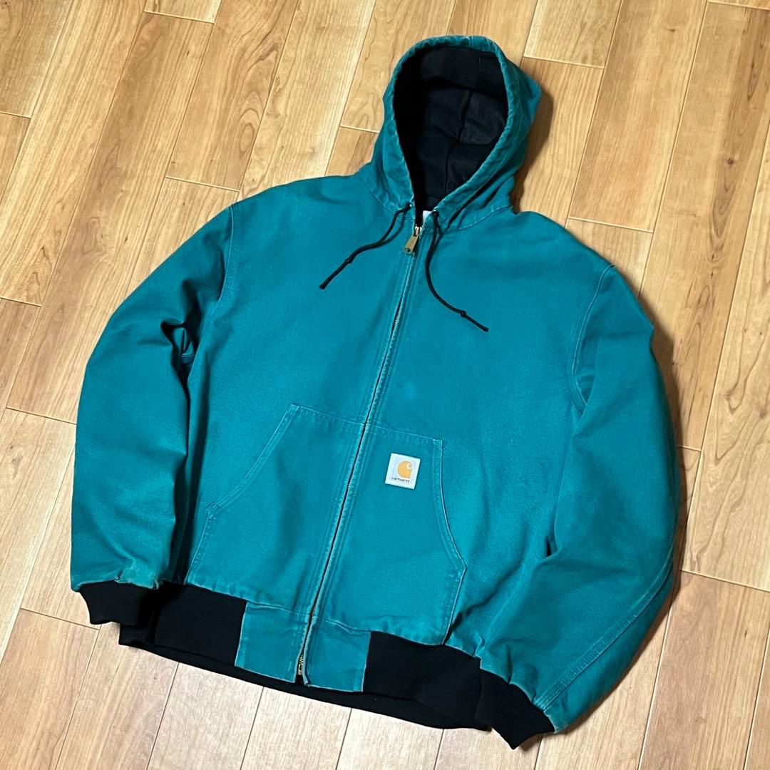 Carhartt アクティブジャケット ターコイズ 希少 カーハート