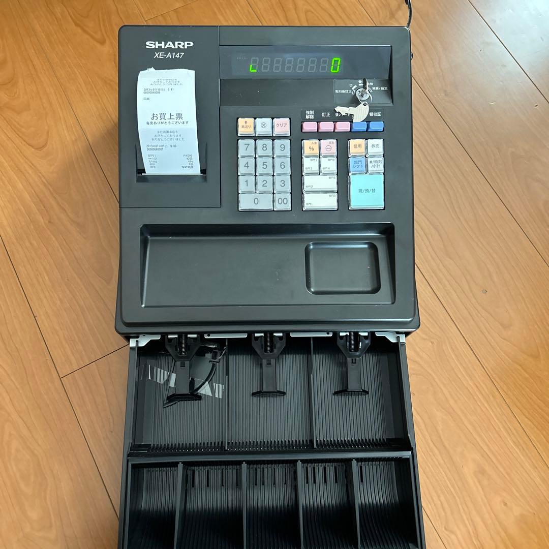SHARP XE-A147 電子レジスタ　レジ シャープ シャープ 電子レジスタ XE－A147の通販｜カウネット